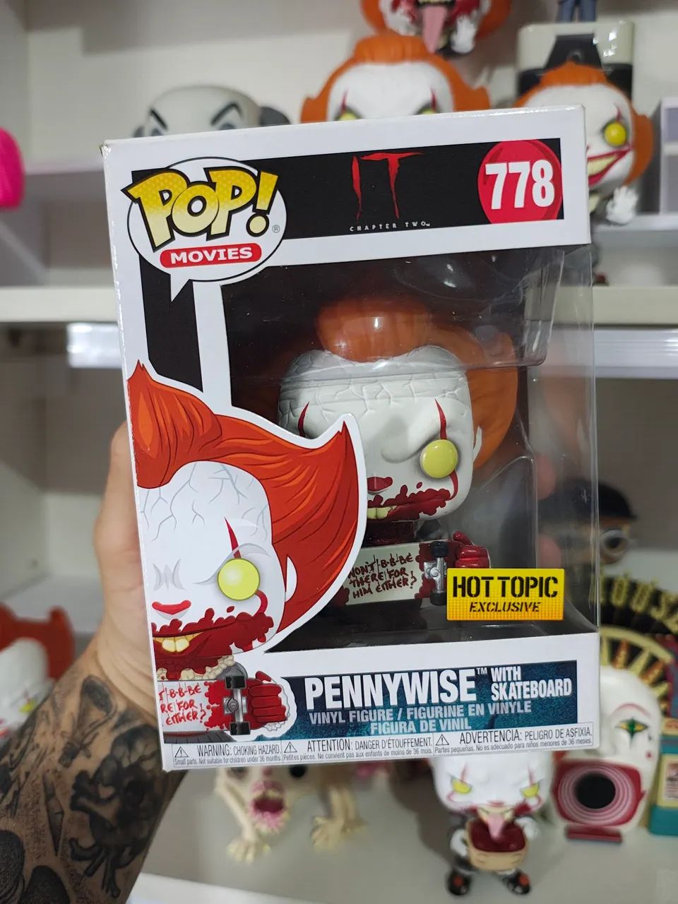 Funko Pop! Pennywise With Skateboard 778