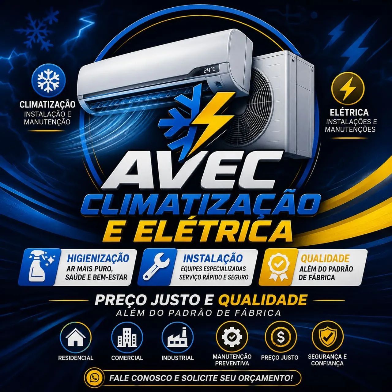 Instalação e manutenção em Ar Condicionado PROFISSIONAL 