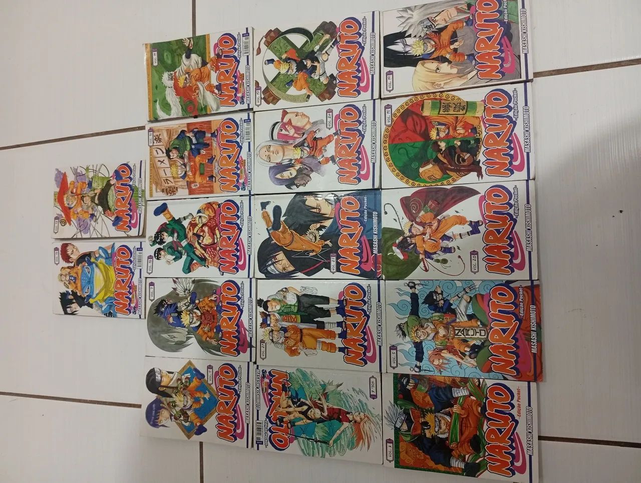 Lote de mangas Naruto 