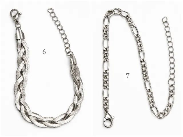 Pulseiras Aço Inoxidável - Não Enferrujam - Águas Claras - Foto 4