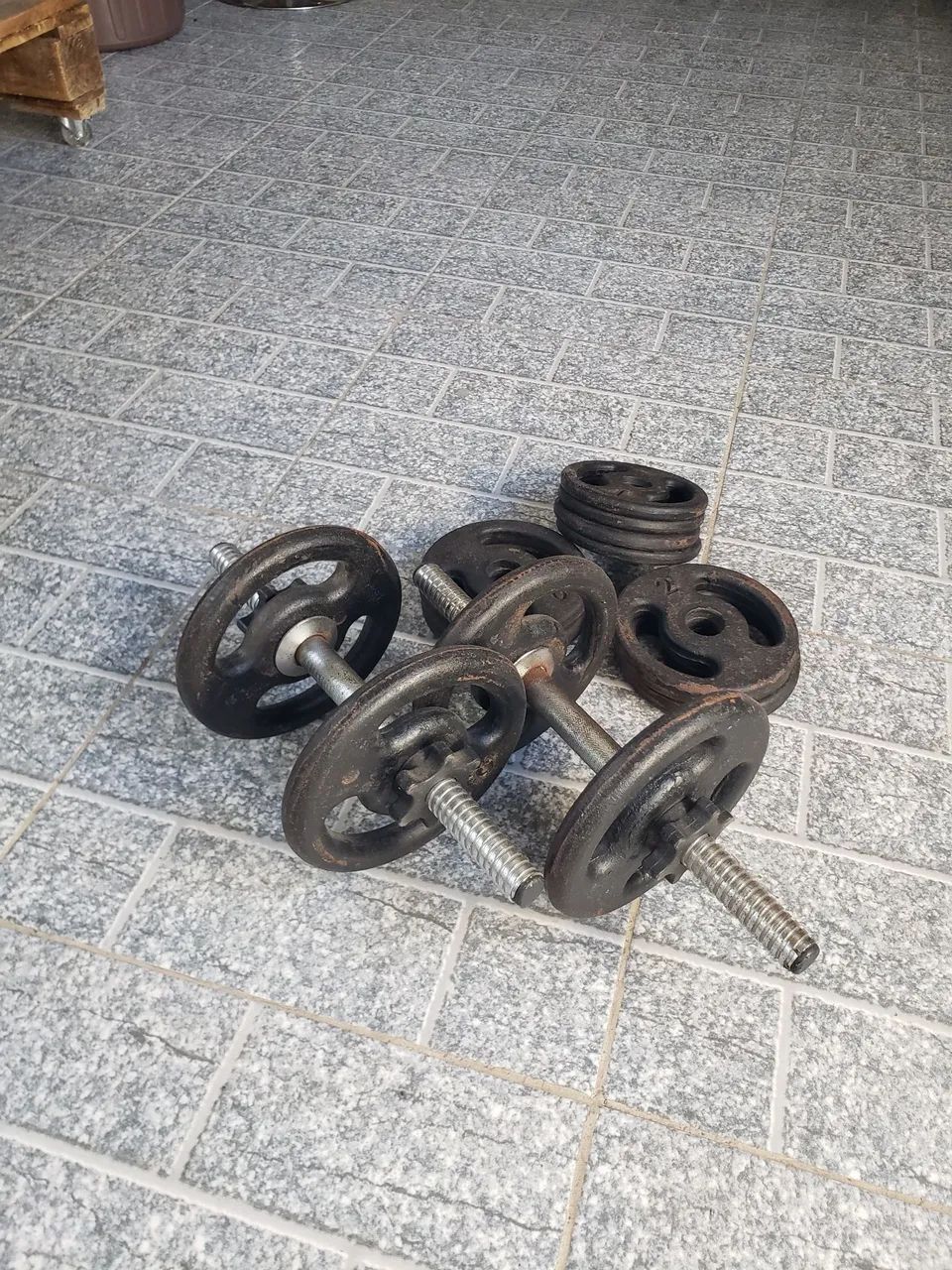Kit anilhas 24Kg - Foto 4