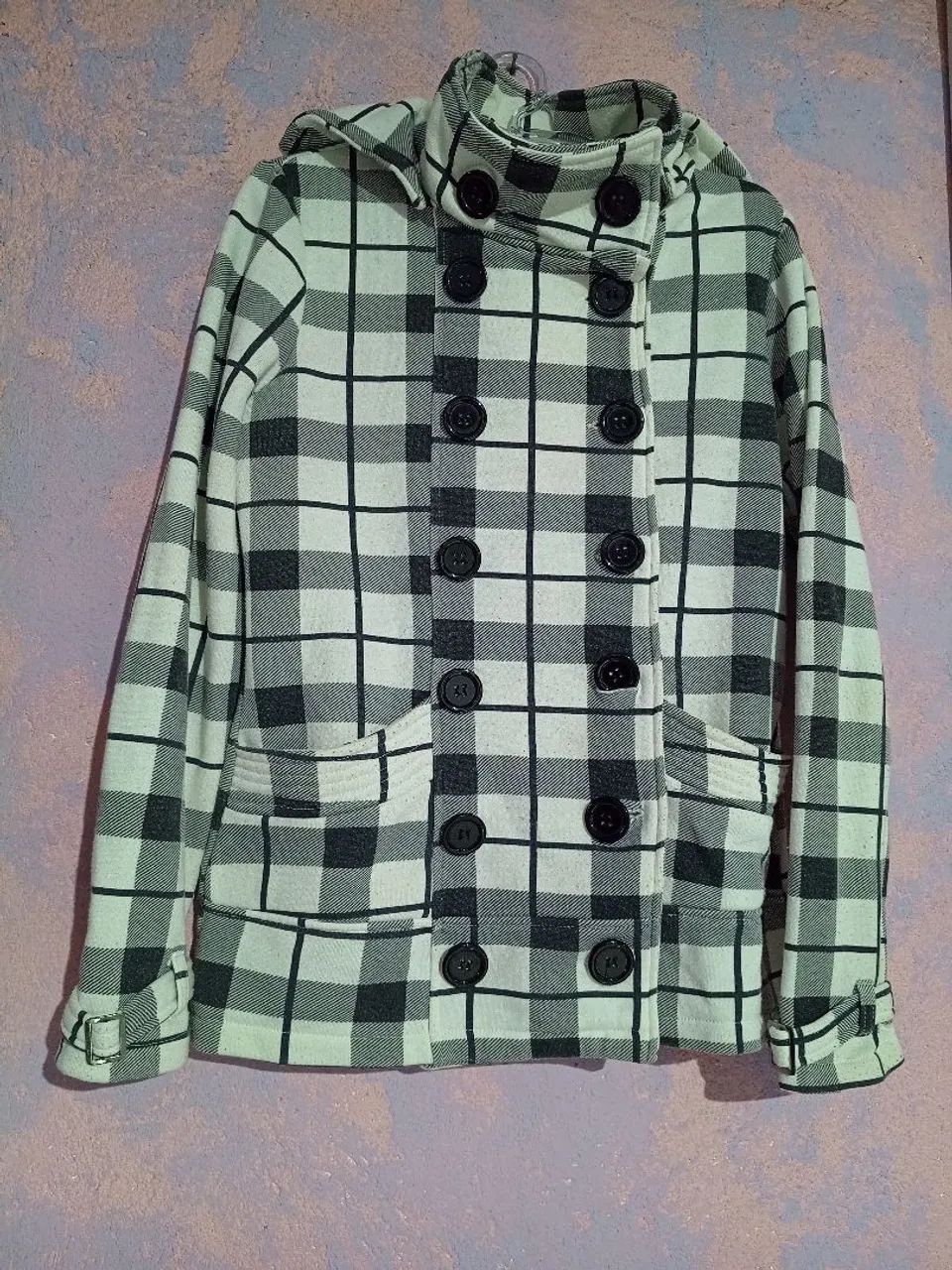 Casaco xadrez M feminino - 35,00