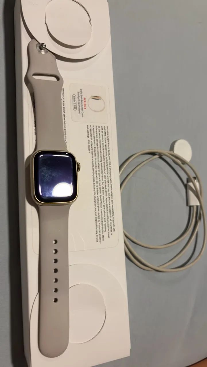 Apple Watch séries 8 gold  - Foto 2