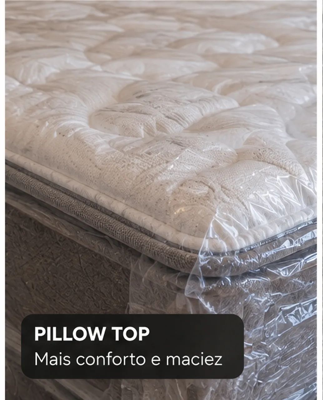 Cama Box King 193x203 Molas Ensacadas + Pillow Top - NOVA LACRADA - Foto 5