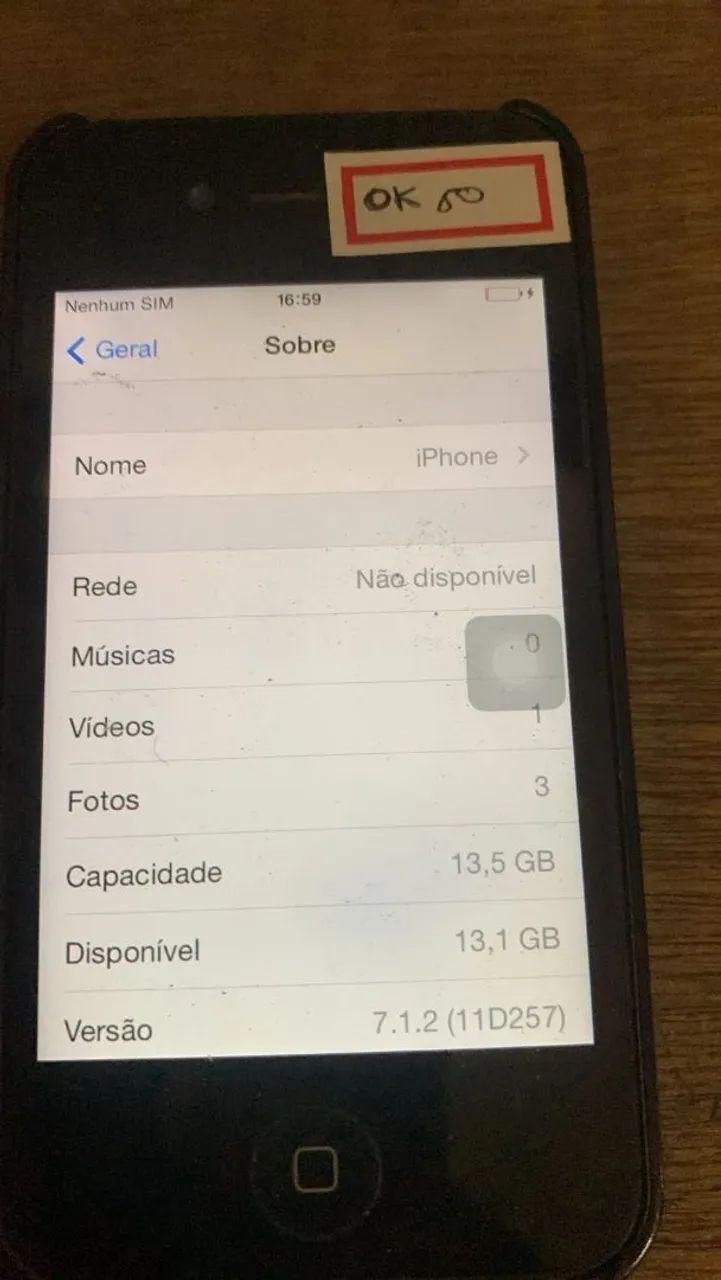 iPhone Ligando e da para entrar e e Para Usar Peças - Foto 2