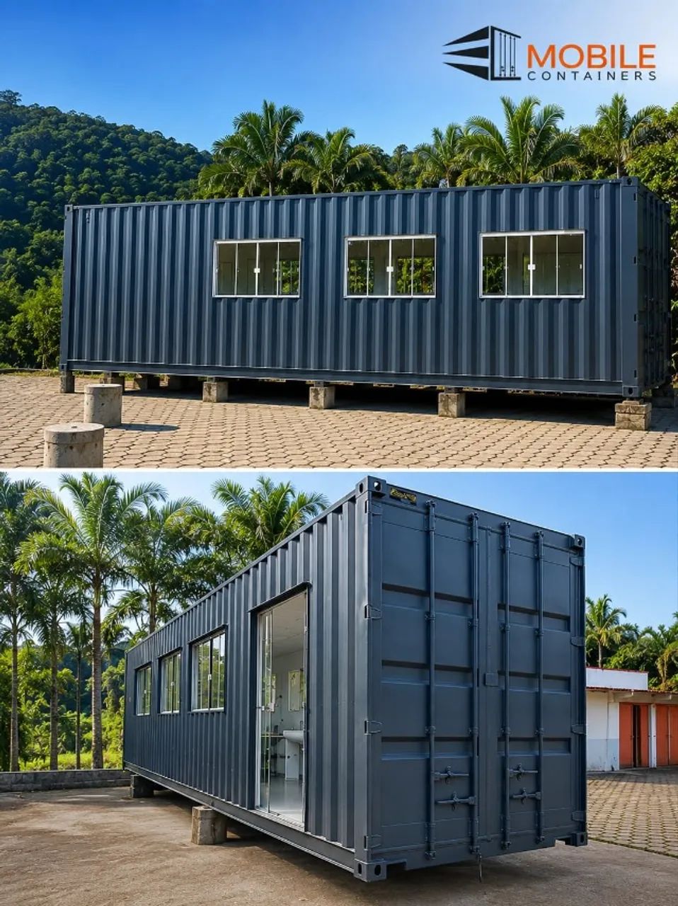 Refeitório Container 30m2 em Cuiaba