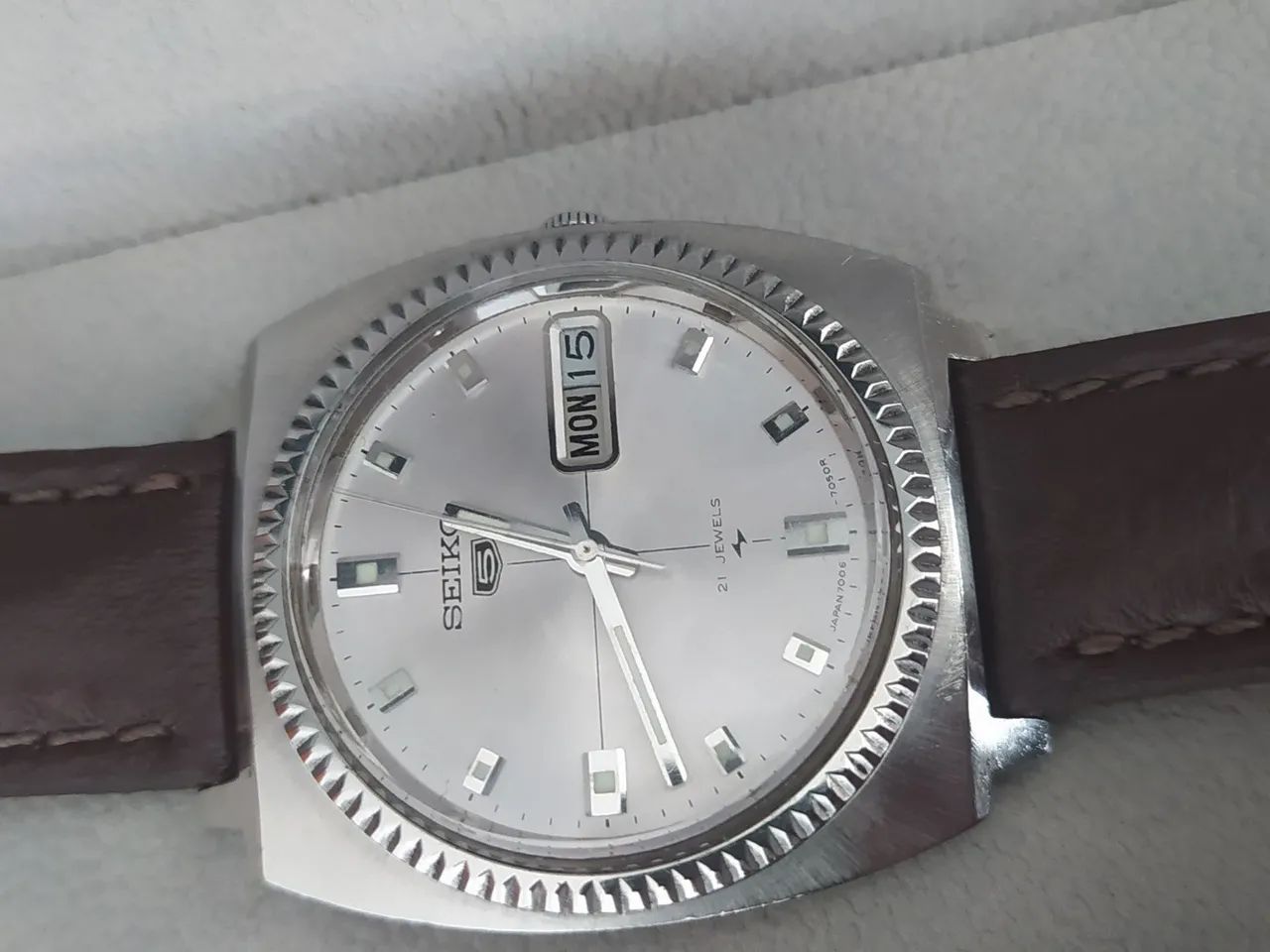Relógio Seiko 7006 Automático 21j - Foto 2