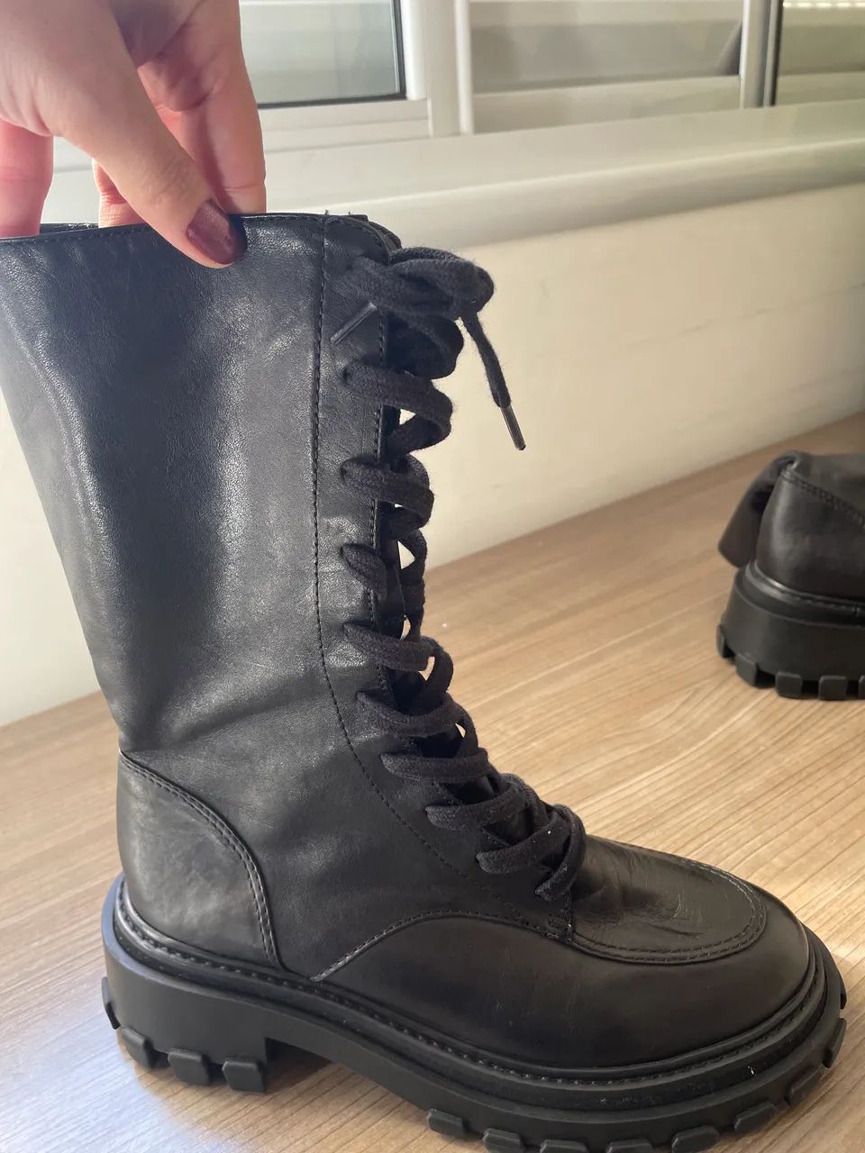 Bota Tratorada Couro Schutz 