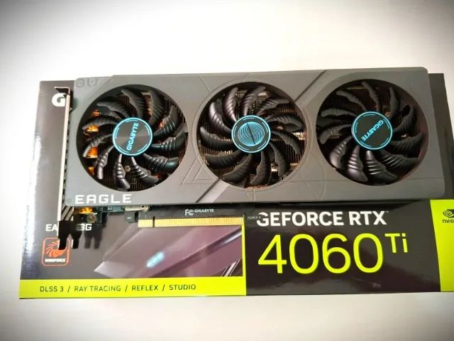 Gigabyte RTX 4060Ti Eagle 8GB na caixa - Foto 3