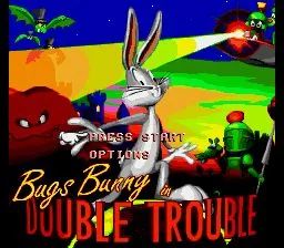 BUGS BUNNY DOUBLE TROUBLE PERNA LONGA ORIGINAL TEC TOY MEGA DRIVE