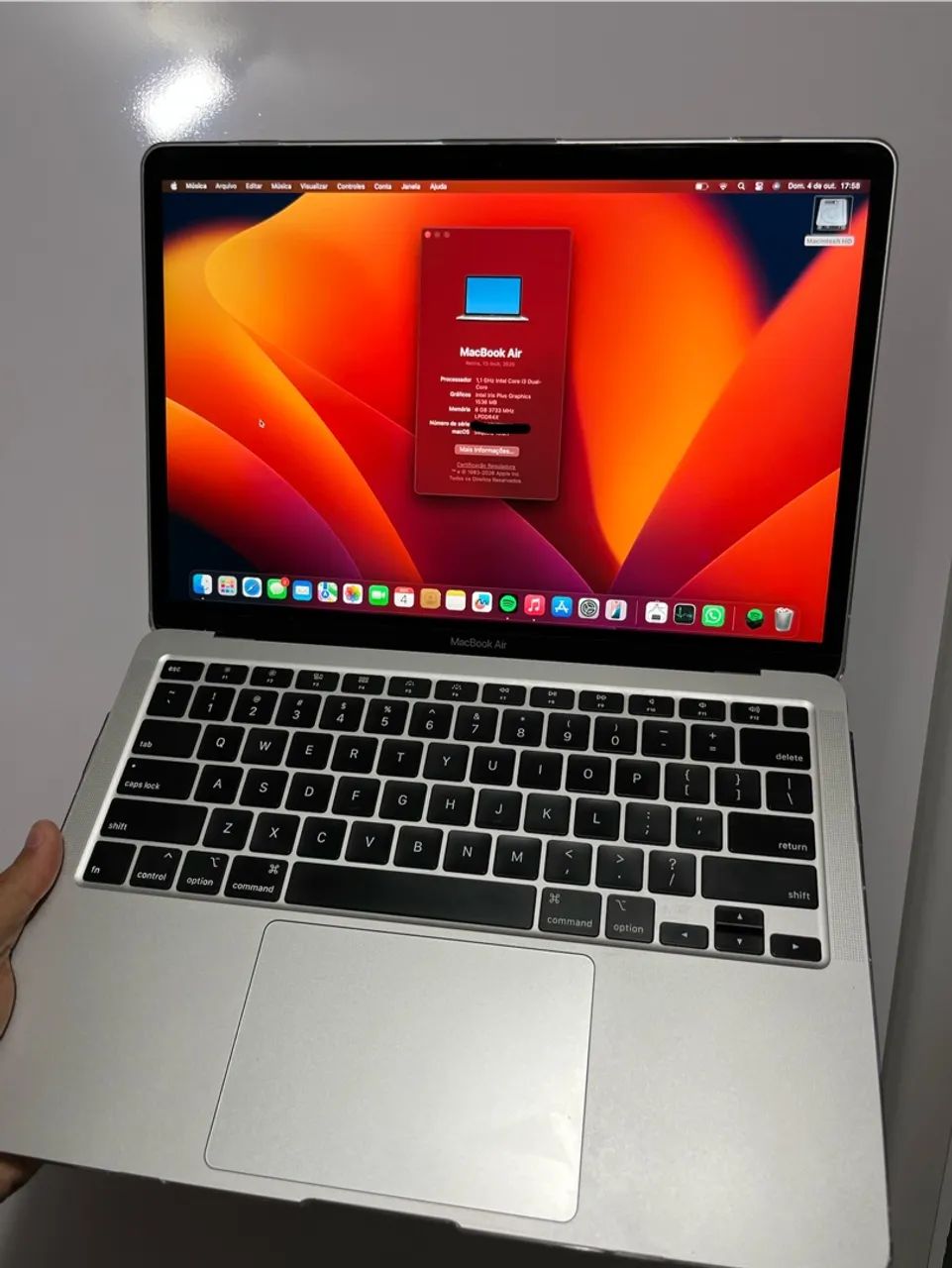 MacBook Air 2020 8GB/256GB Novíssimo - Notebooks - Guará II