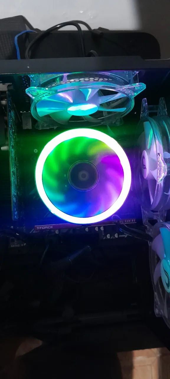 Processador Ryzen 5 2400G + Cooler Mancer RBG - Foto 5