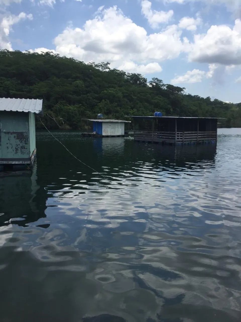 Tablado no Rio das Velhas
