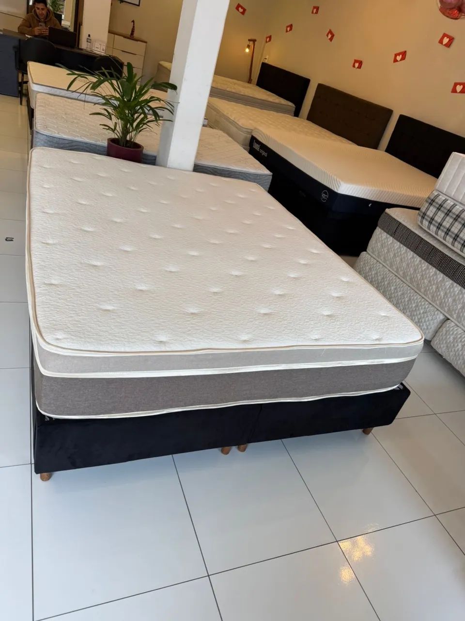 Cama box Queen SEMINOVA TOP - ENTREGO  - Foto 3