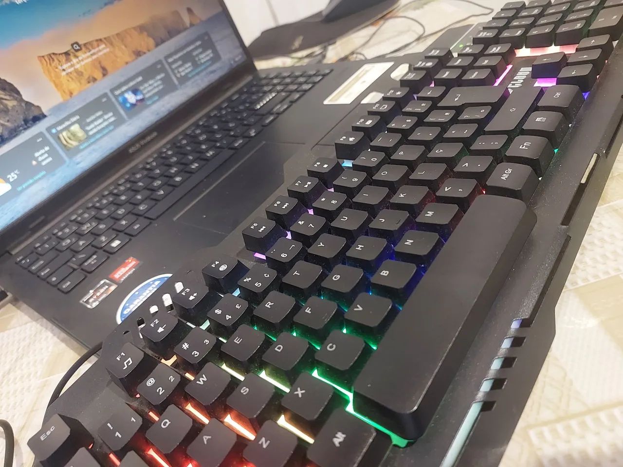 TECLADO GAMER CLANM 100% - Foto 4