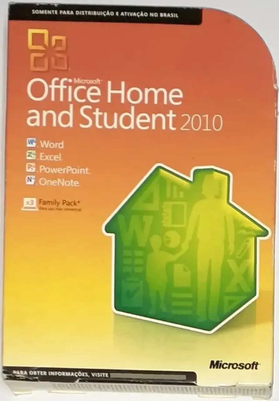 Microsoft Office Home And Student 2010 - Original (Usado)