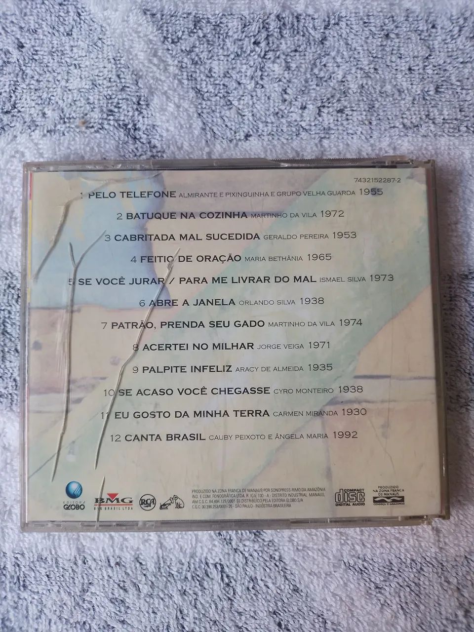 CD Os Grandes Sambas da história pouco uso - Foto 2