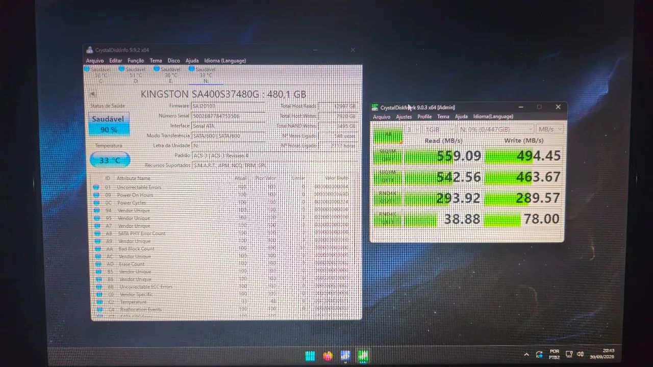 SSD Kingston 480GB - Foto 3
