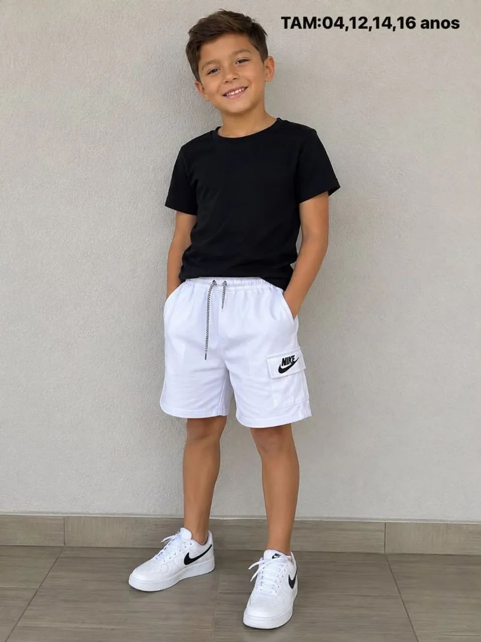 Bermudas infantil modelos cargo da Nike  - Foto 2
