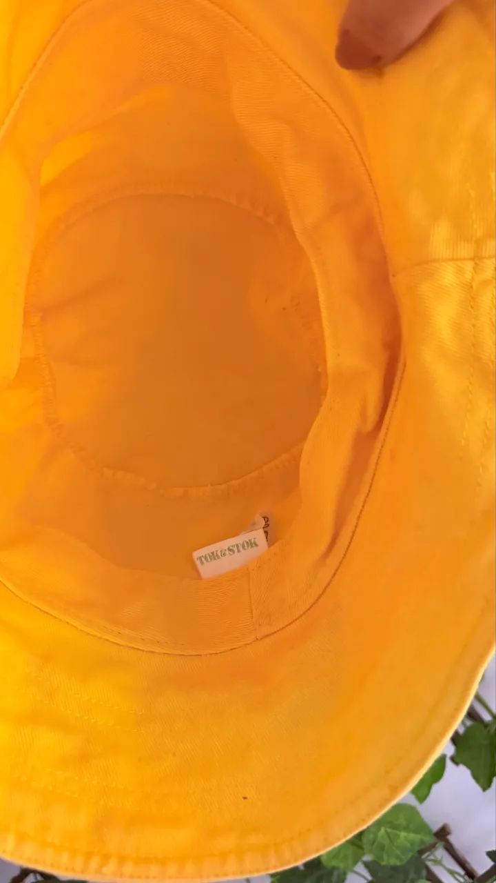 Chapéu Bucket Tok&Stok Amarelo - Foto 2