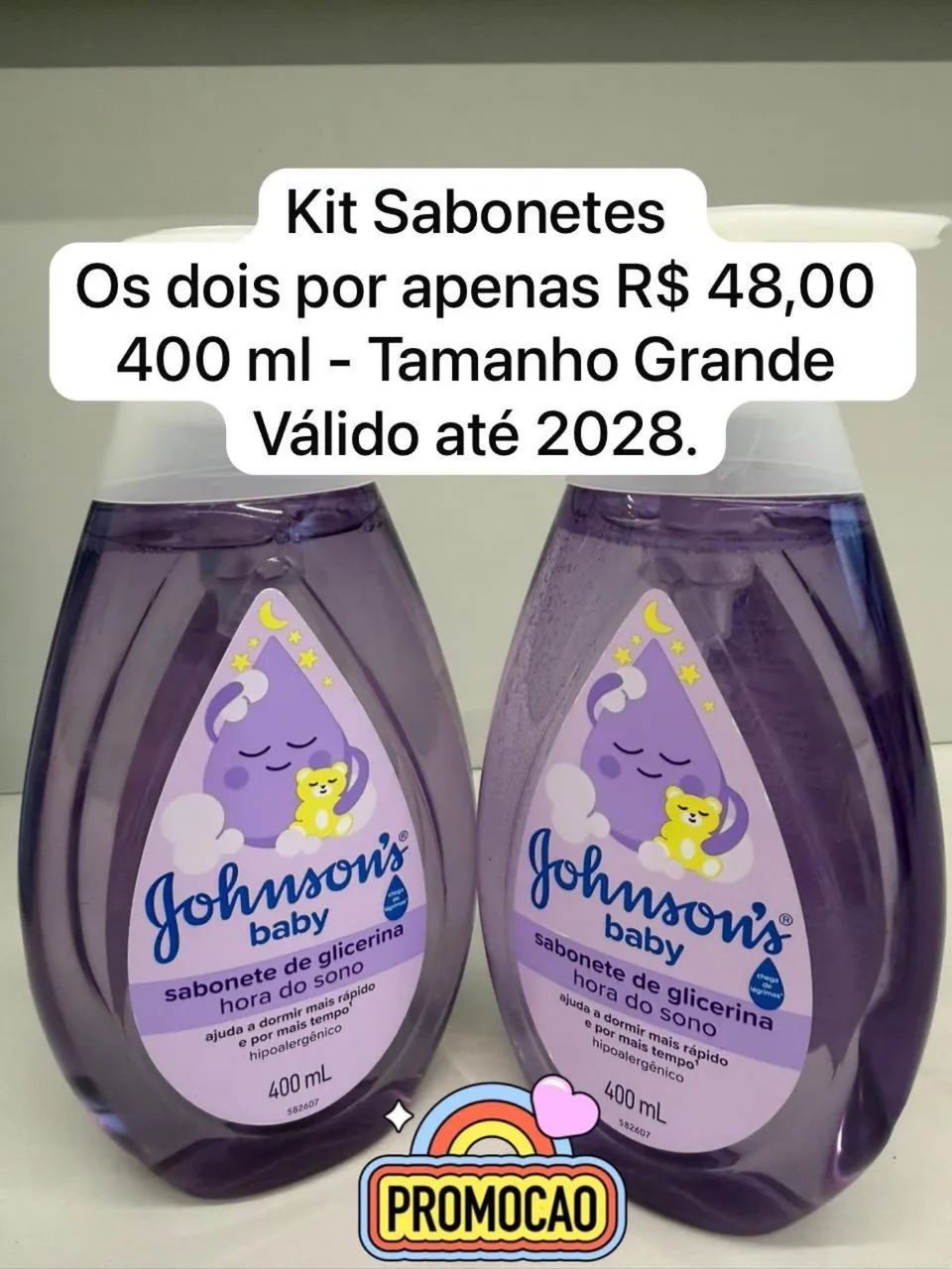 Sabonetes Johnson Baby Hora do Sono 