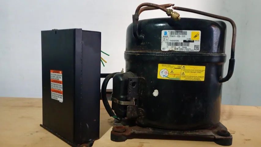 Unidade condensadora 1HP gás R404 completa - Foto 6