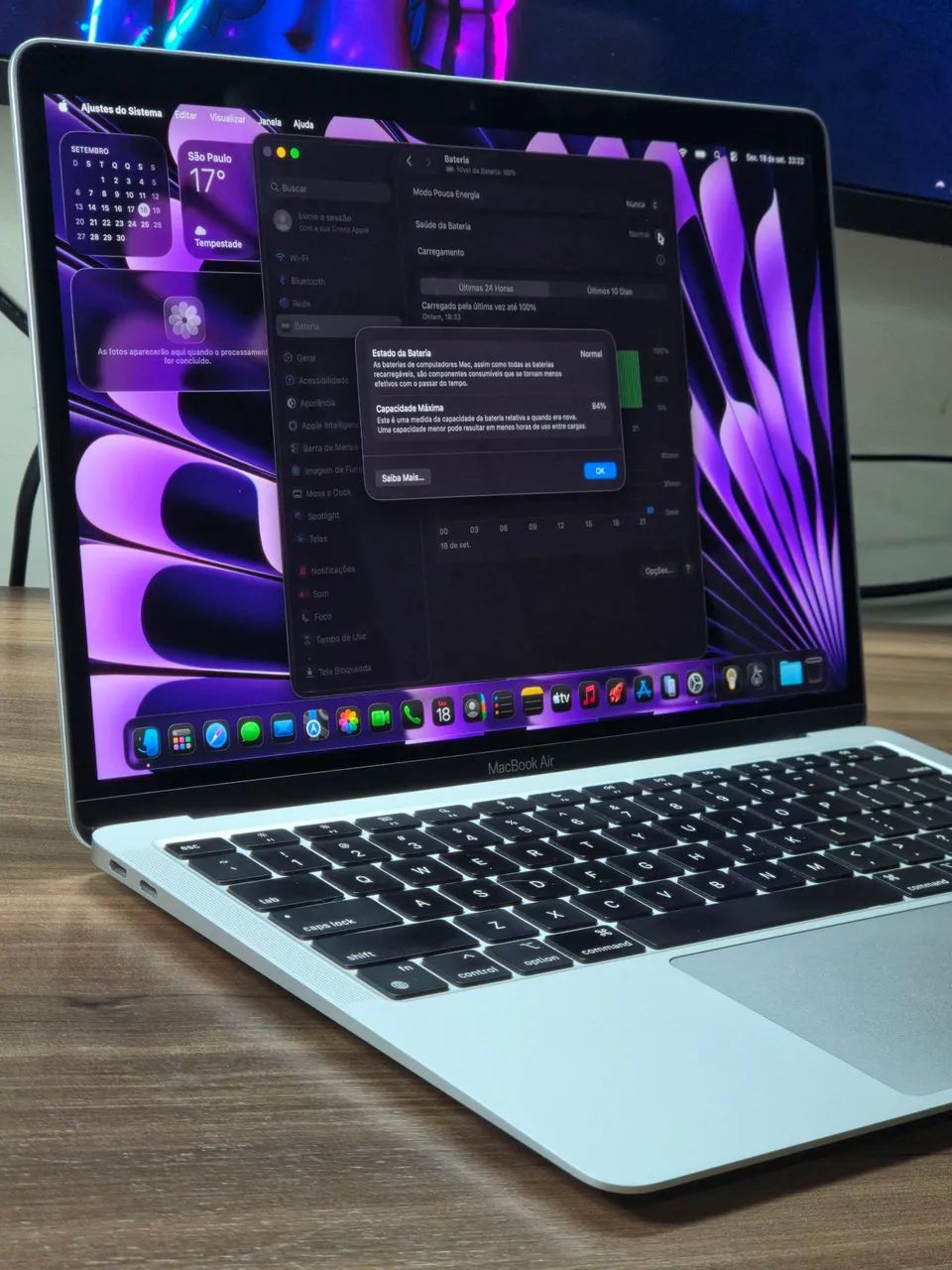 MacBook Air M1 13' 256GB/8GB RAM - Estado de Novo - Notebooks