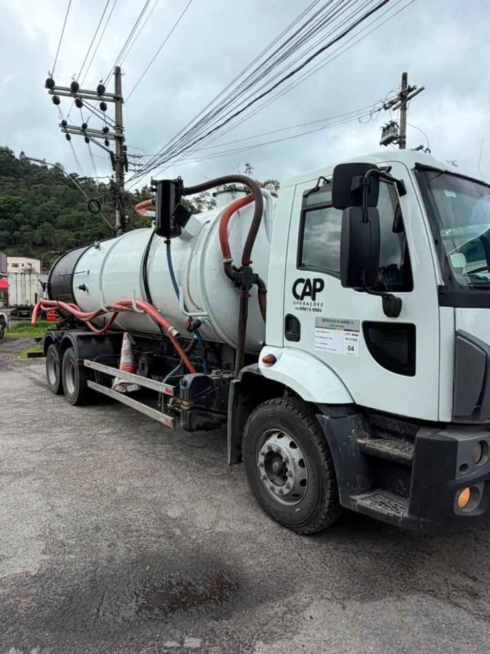 FORD CARGO 2429 2014 ? COMBINADO HIDROJATO + VÁCUO - LIMPA FOSSA - Foto 11