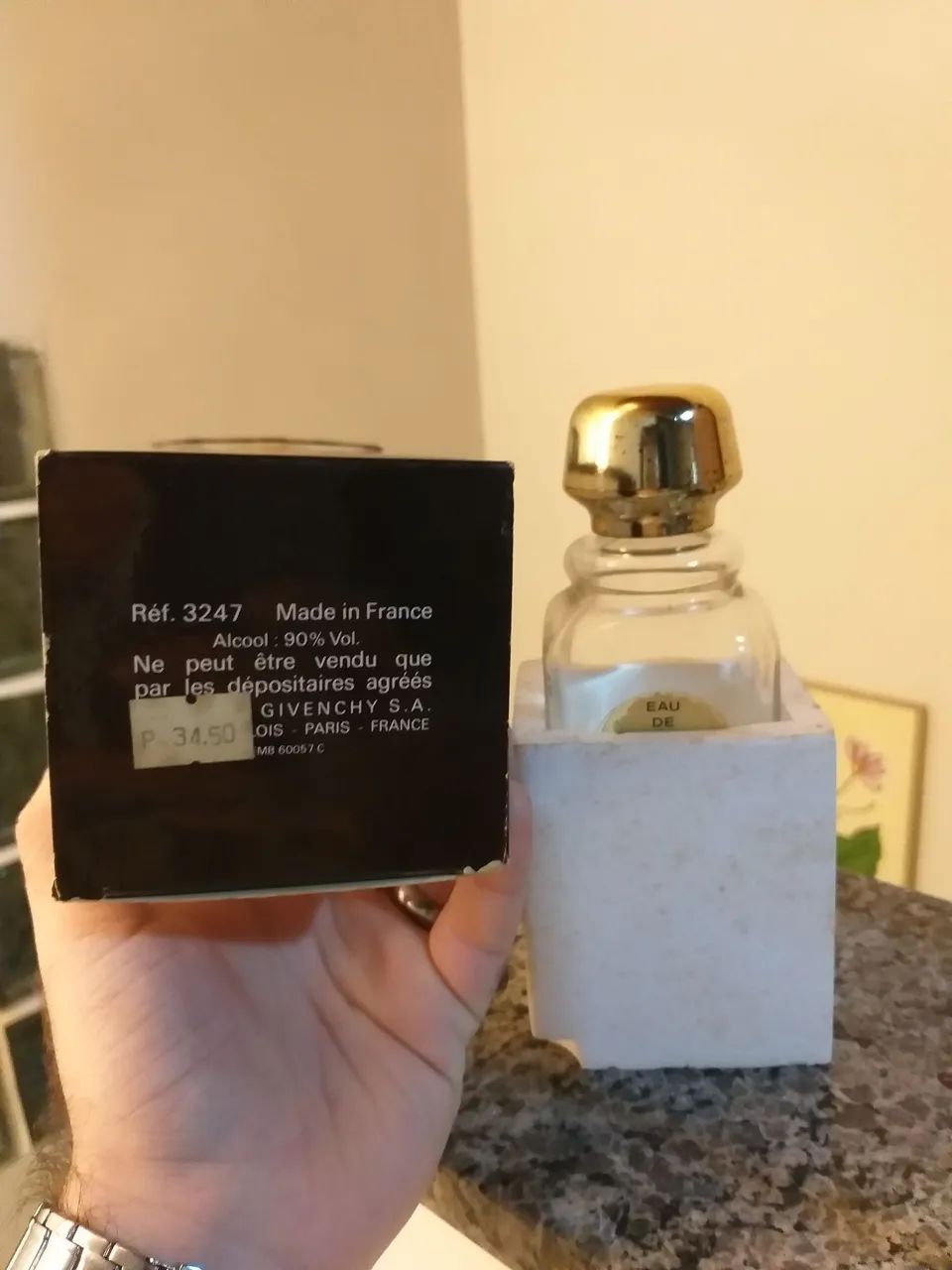 Frasco Perfume Givenchy III Anos 70 Raro - Foto 3