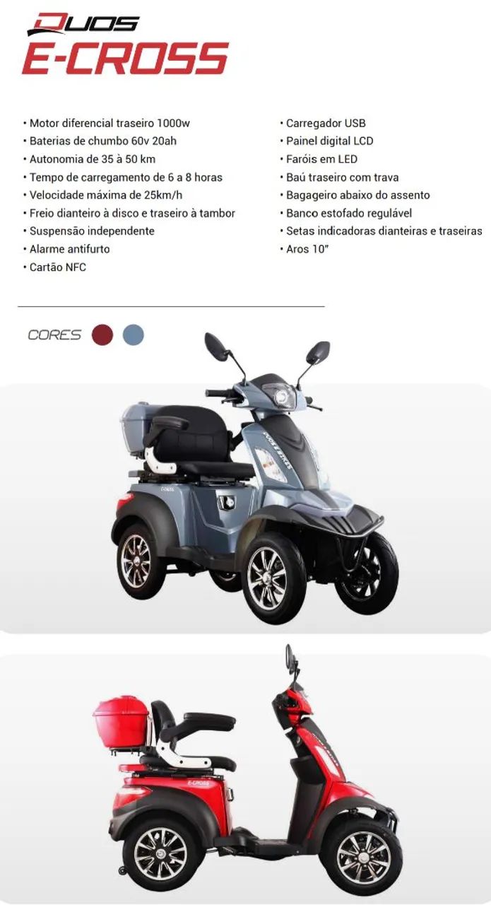 Quadriciclo elétrico 