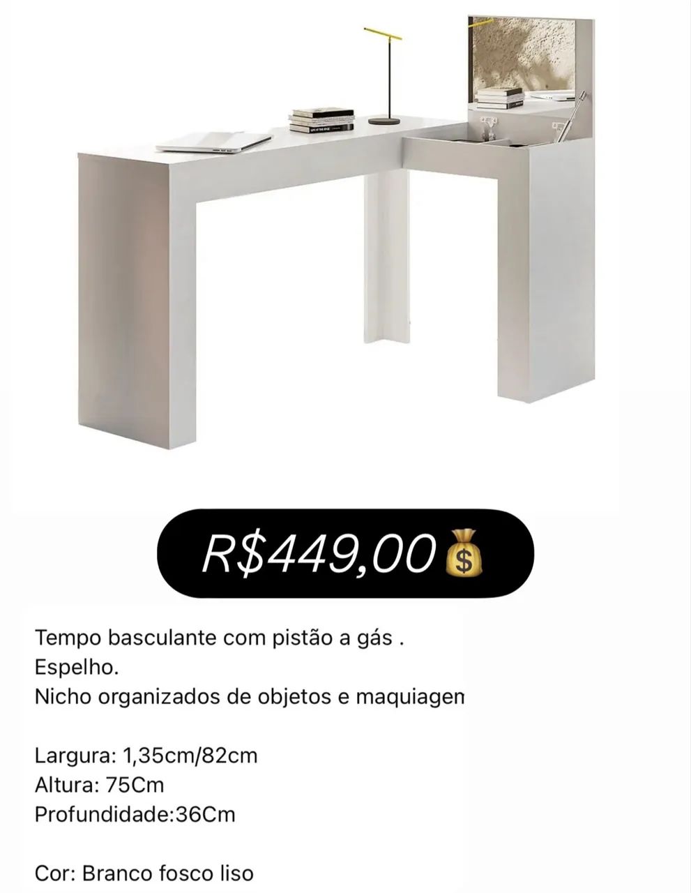 Penteadeira de Canto R2882 - Foto 2