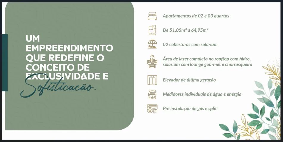 Apartamentos com 2 Quartos Próximo do Parque das Três Ruas  - Foto 3