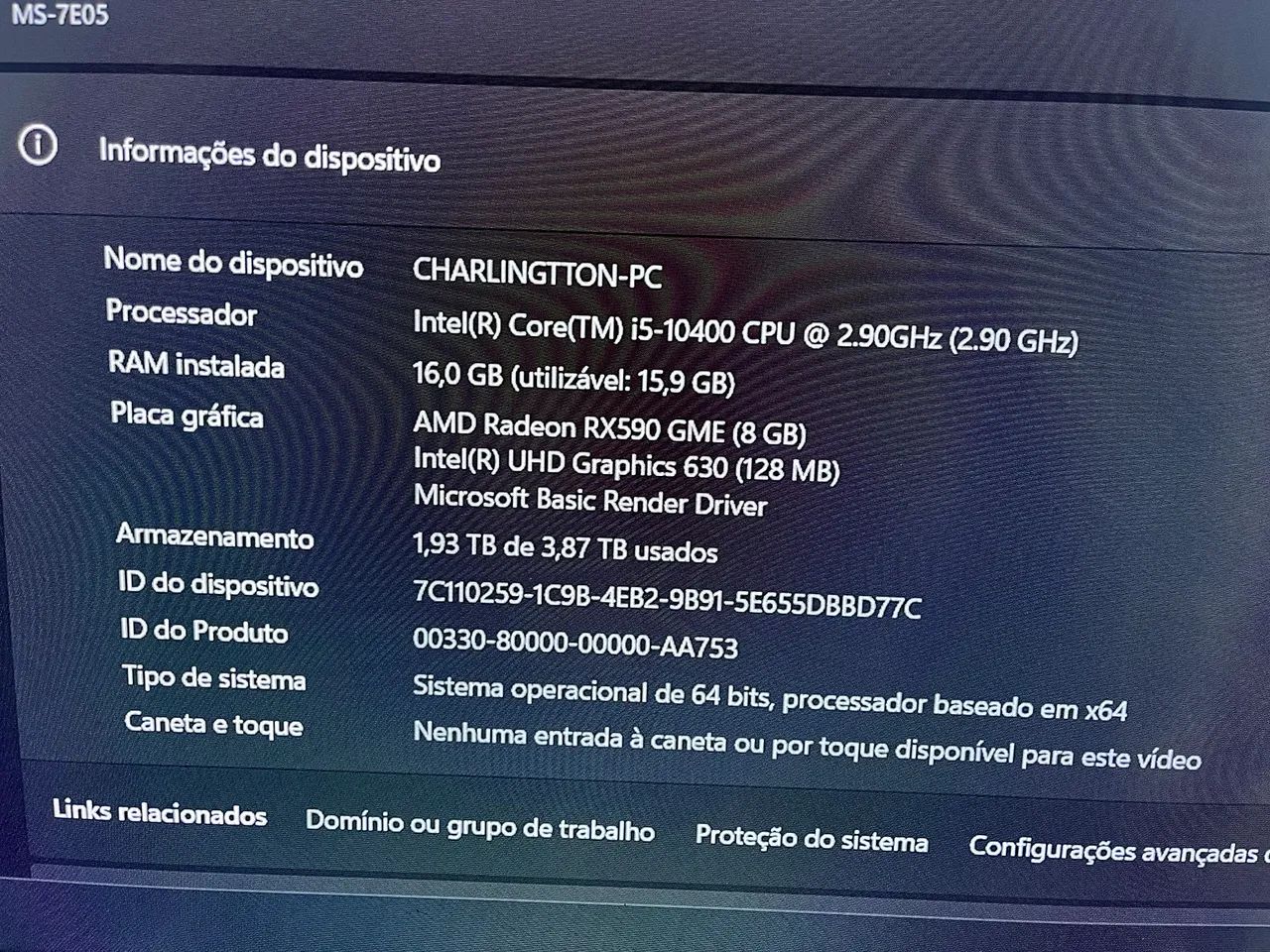 PC GAMER CORE I5 10400 + Rx 590 - Foto 5