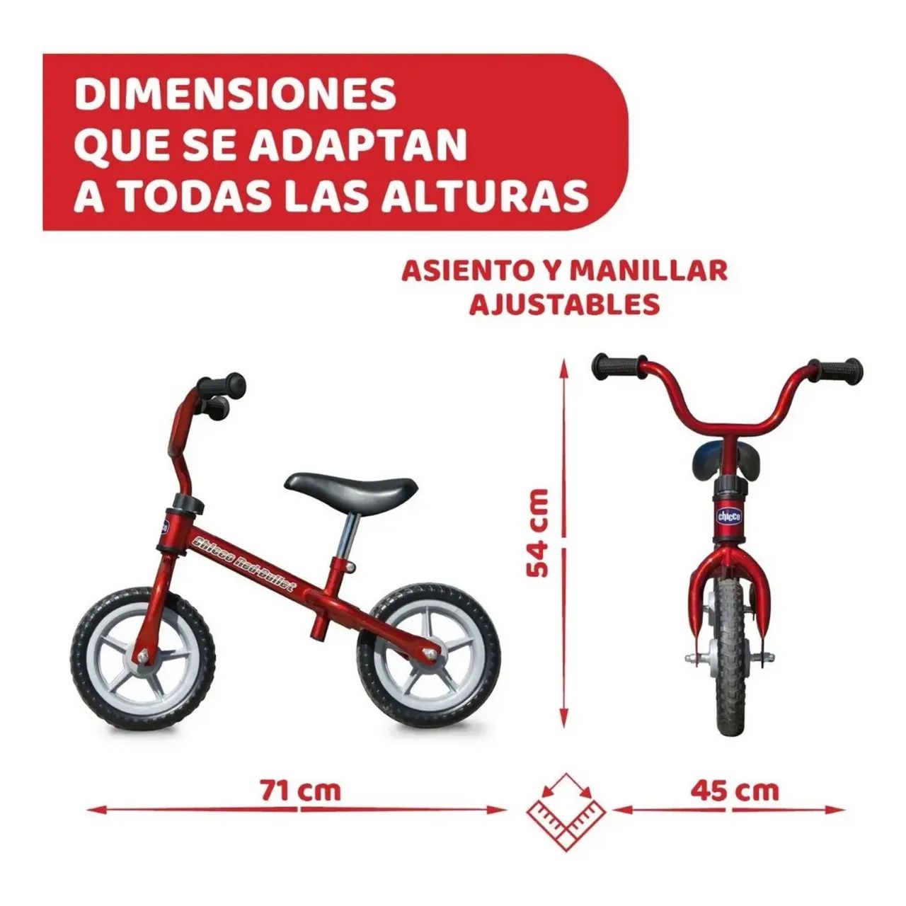 Bicicleta de equilíbrio chicco