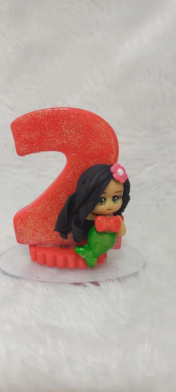 Vela de biscuit simples personalizada  - Foto 4