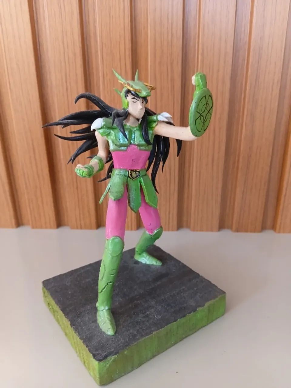Boneco feito à mão Shiryu cavaleiros do Zodíaco  - Foto 3