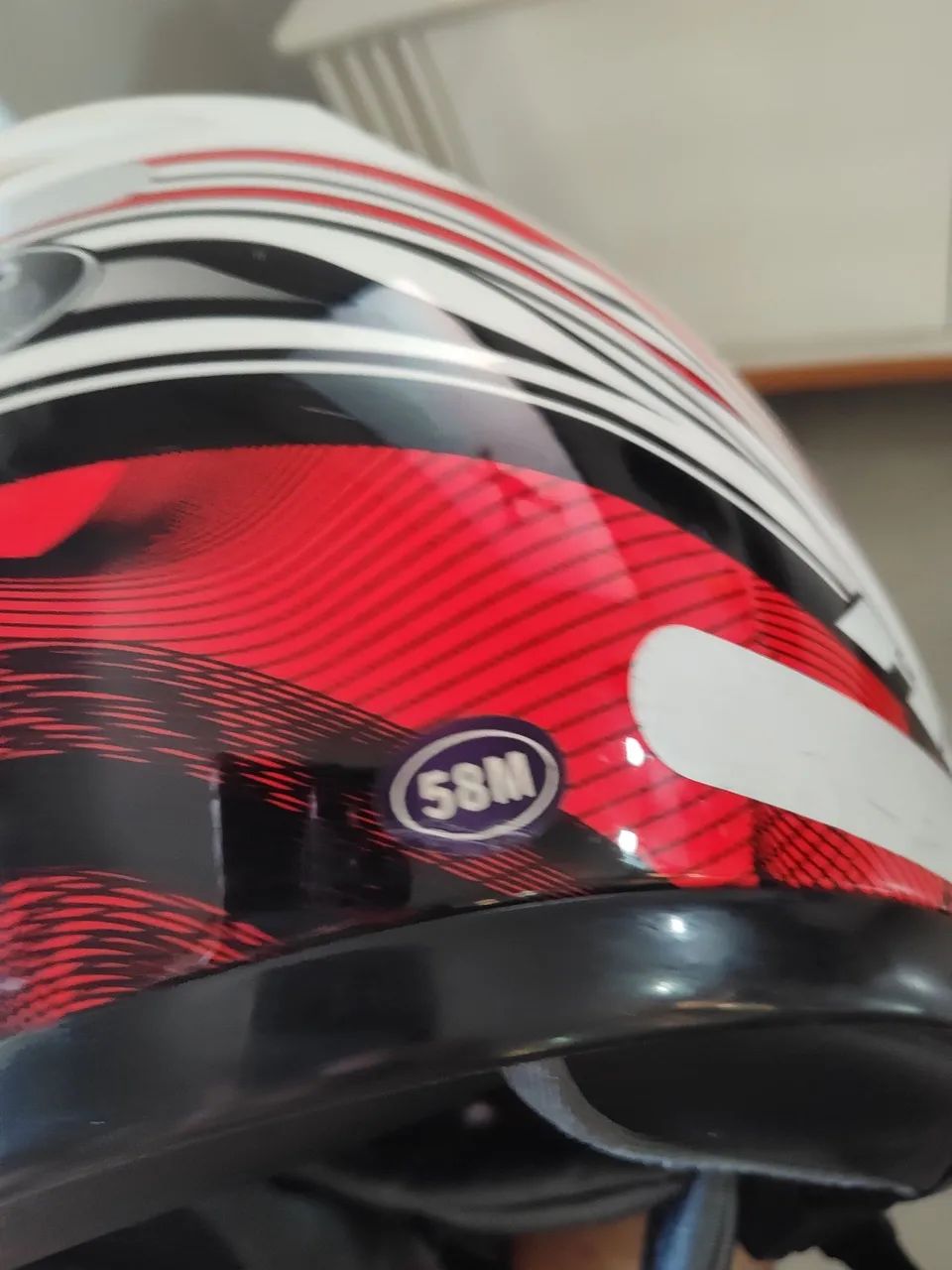 Capacete Helt Escamoteável 58 - Foto 4