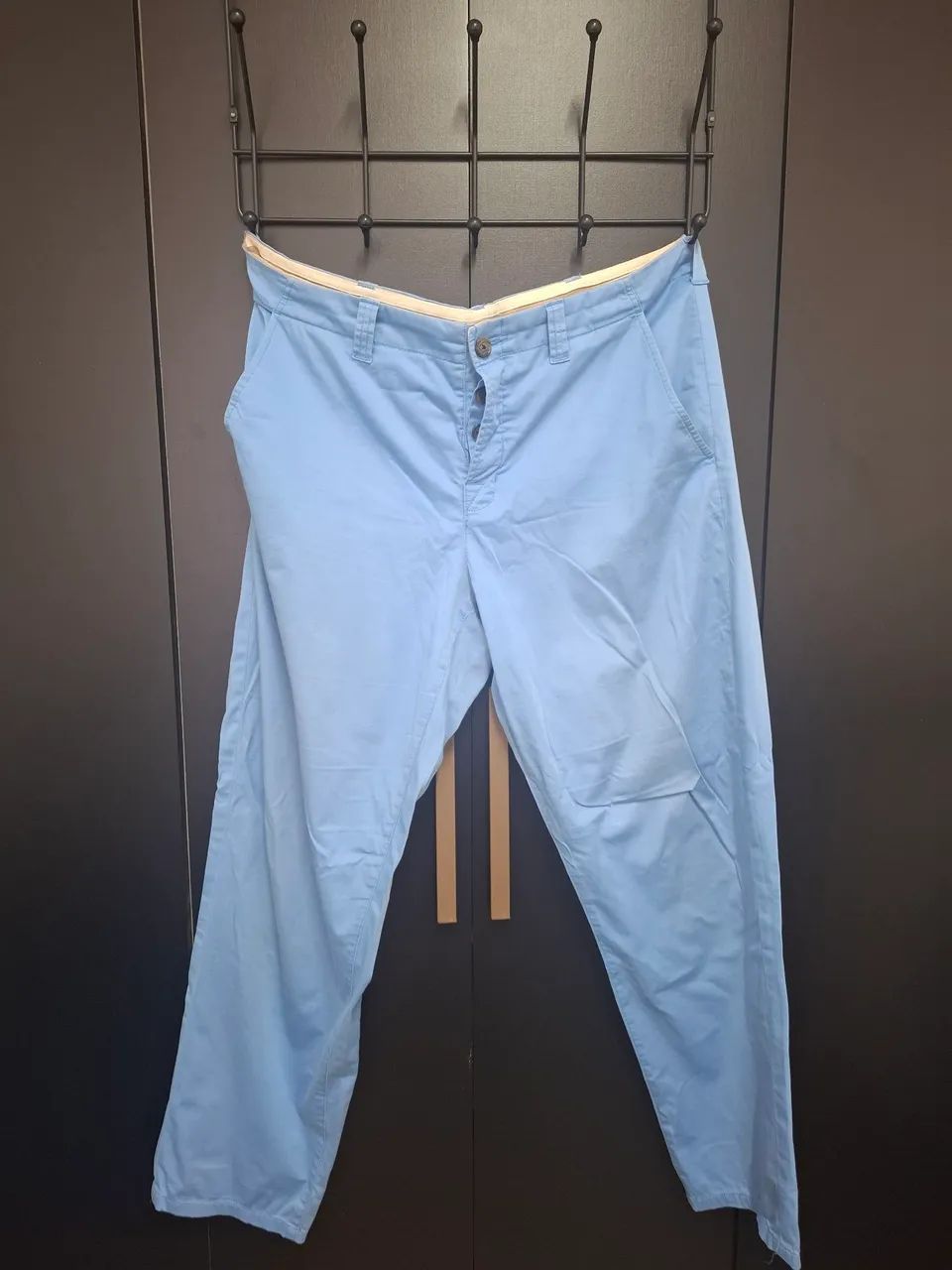 MadeInFrance Calça azul algodão tam. 48