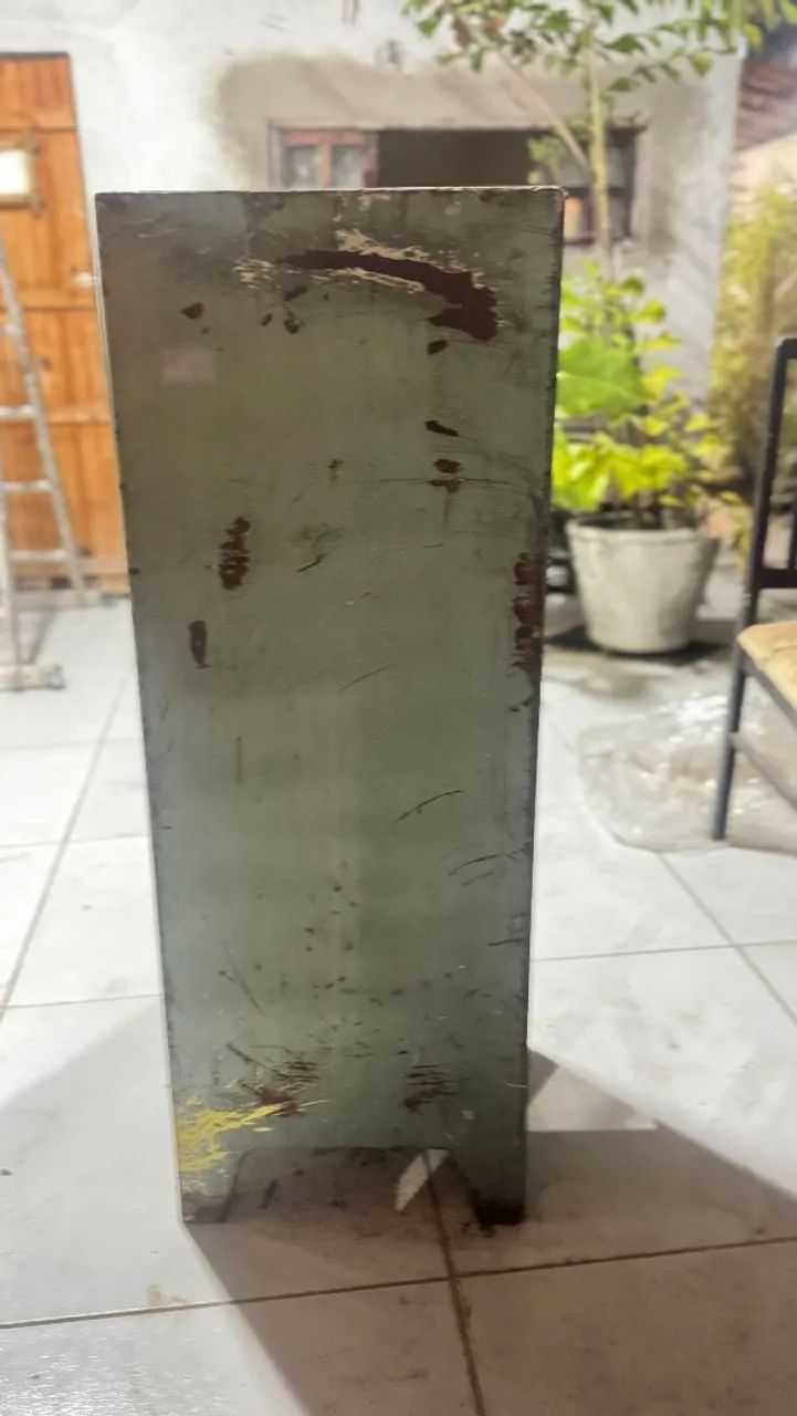 Cofre Antigo de Aço Grande com Compartimentos Internos - Foto 4