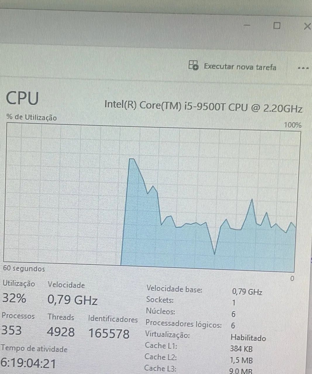 Processador Intel core i5 9500T - Foto 2