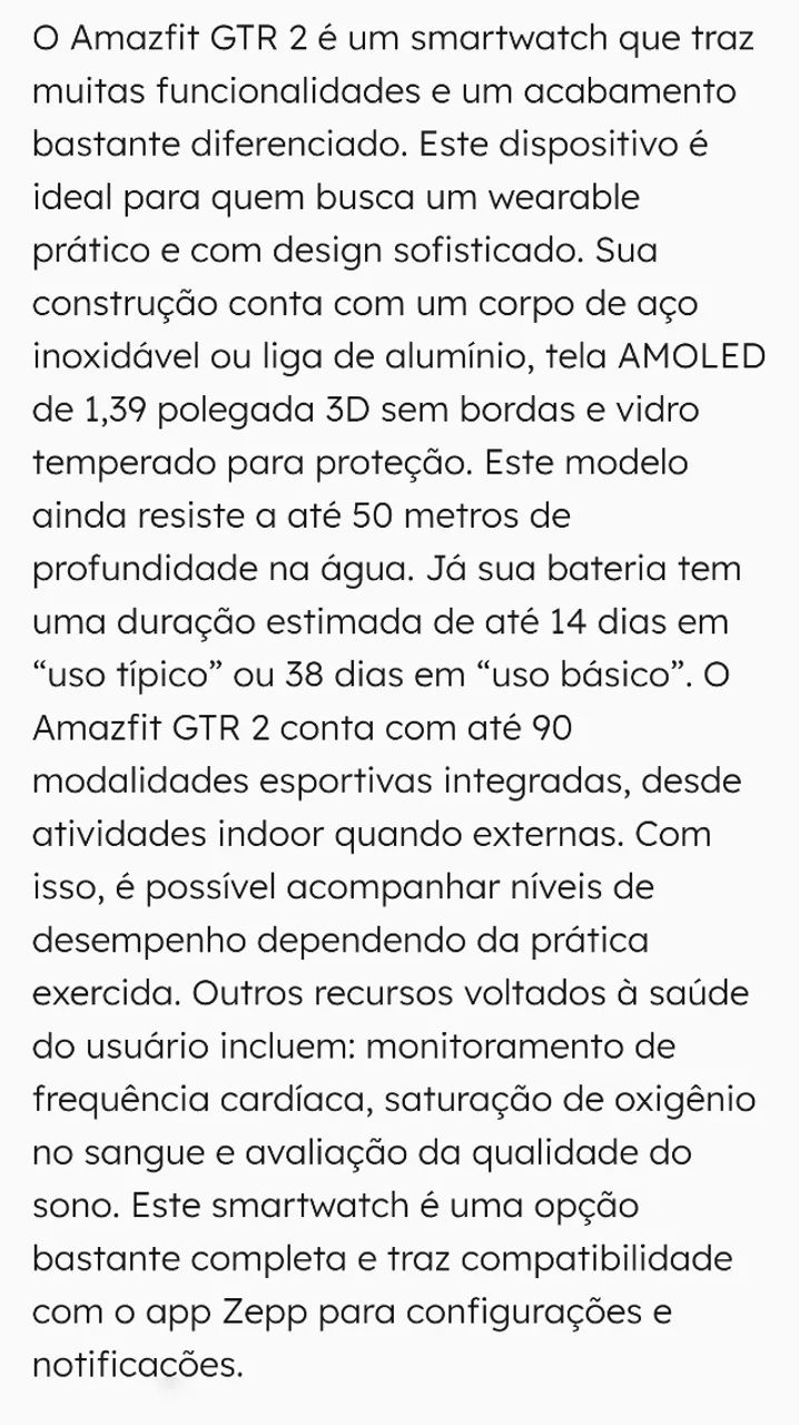 Smartwatch Amazfit GT2 2023 - Foto 3