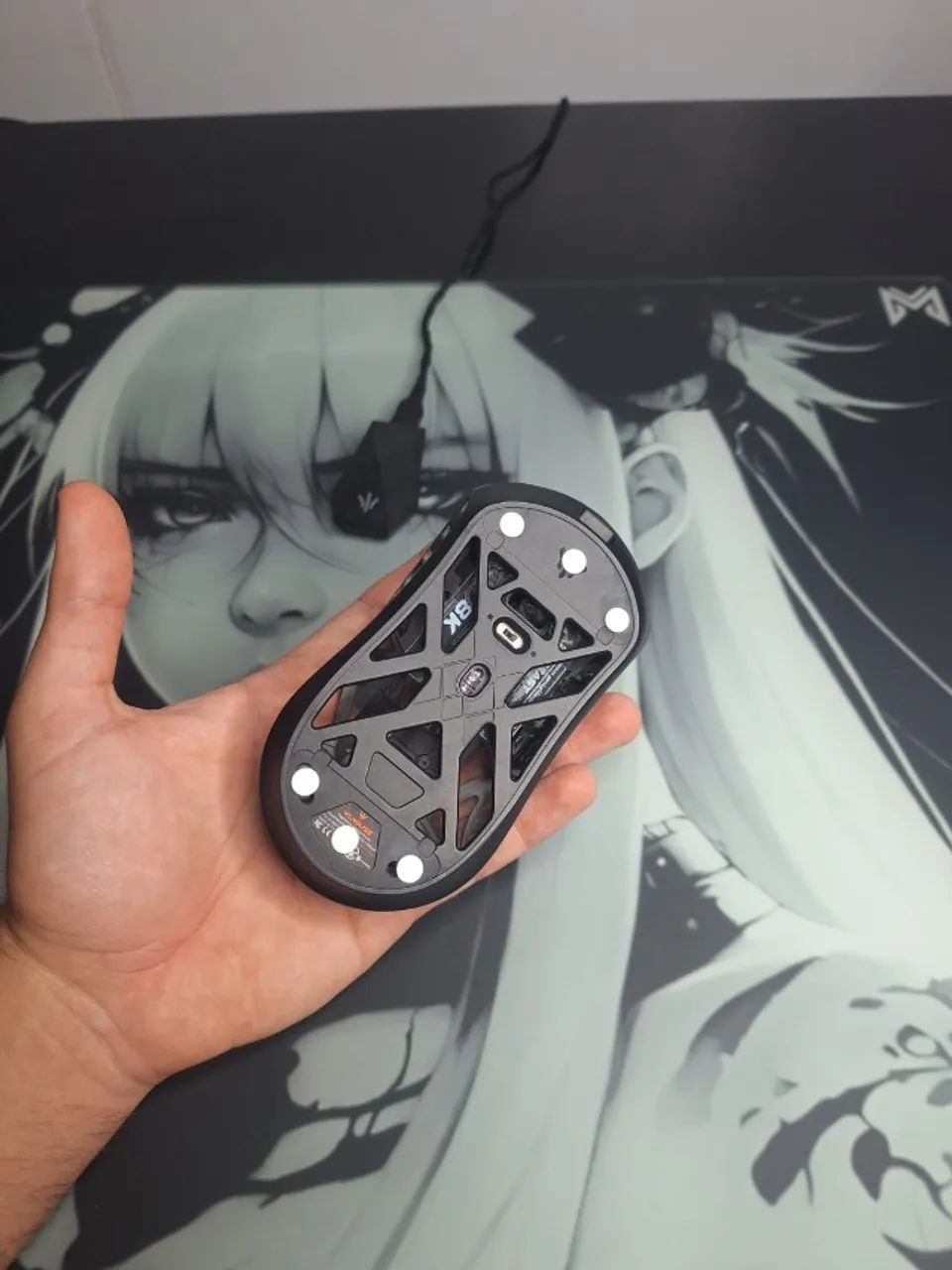 Mouse Gamer WLMouse Beast X Max 8K | Wireless | 42g - Foto 4