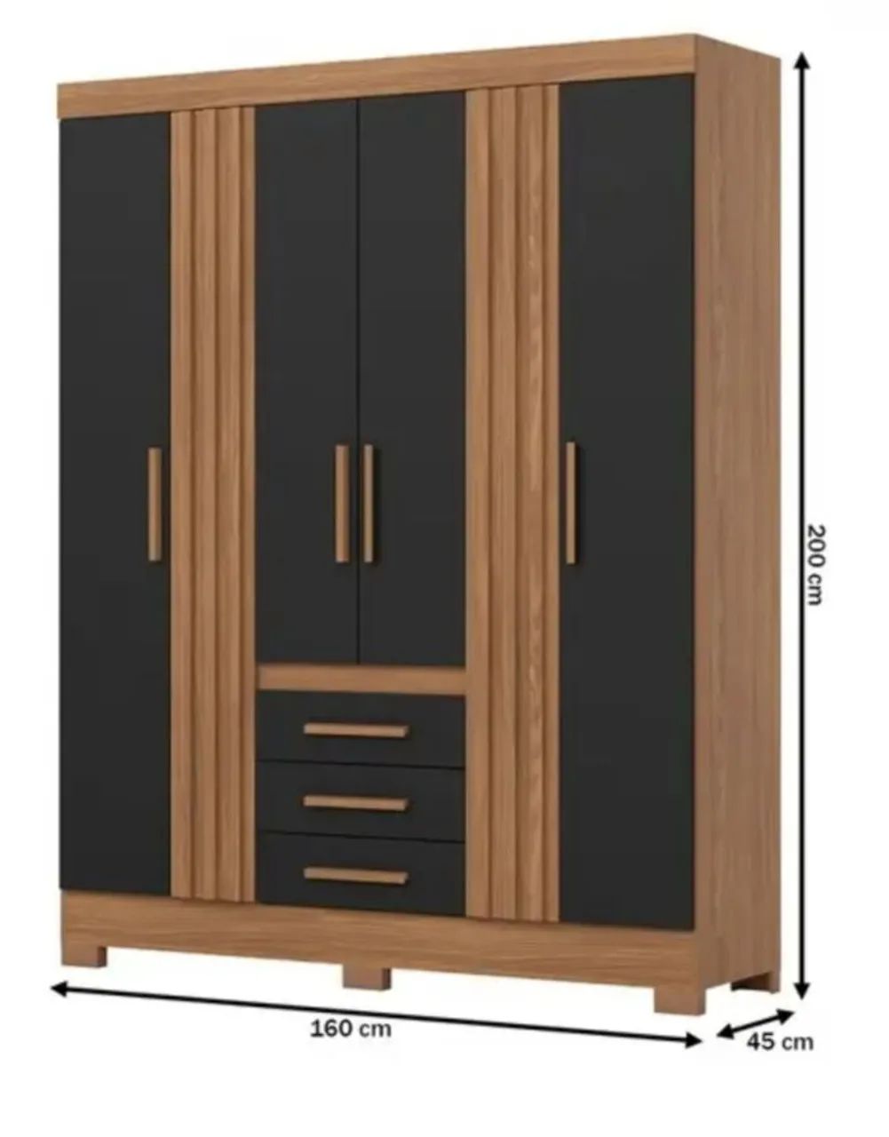Guarda roupa 4 portas  - Foto 4