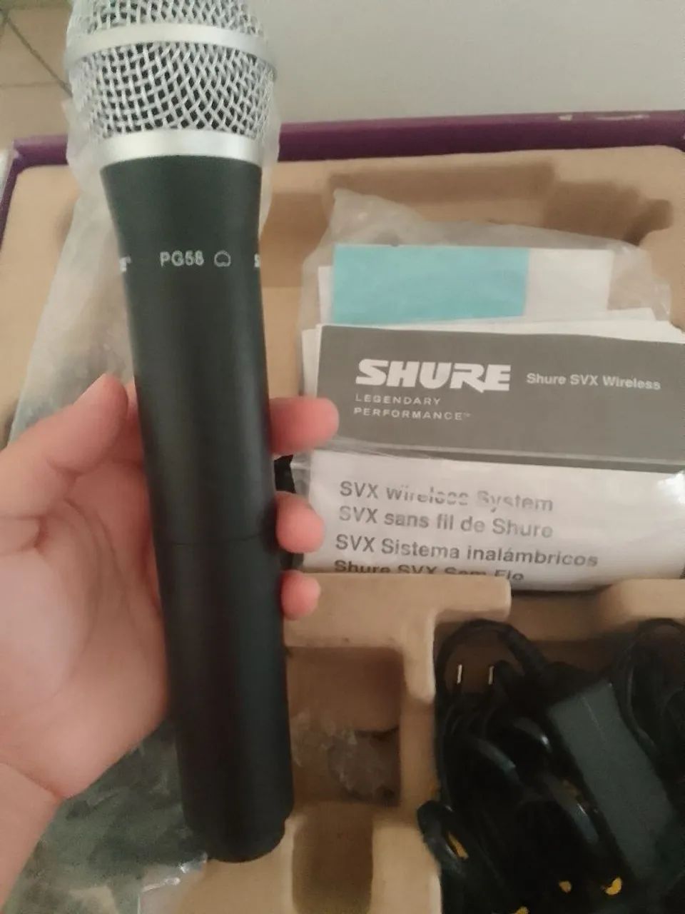 Microfone shure sem fio - Foto 2