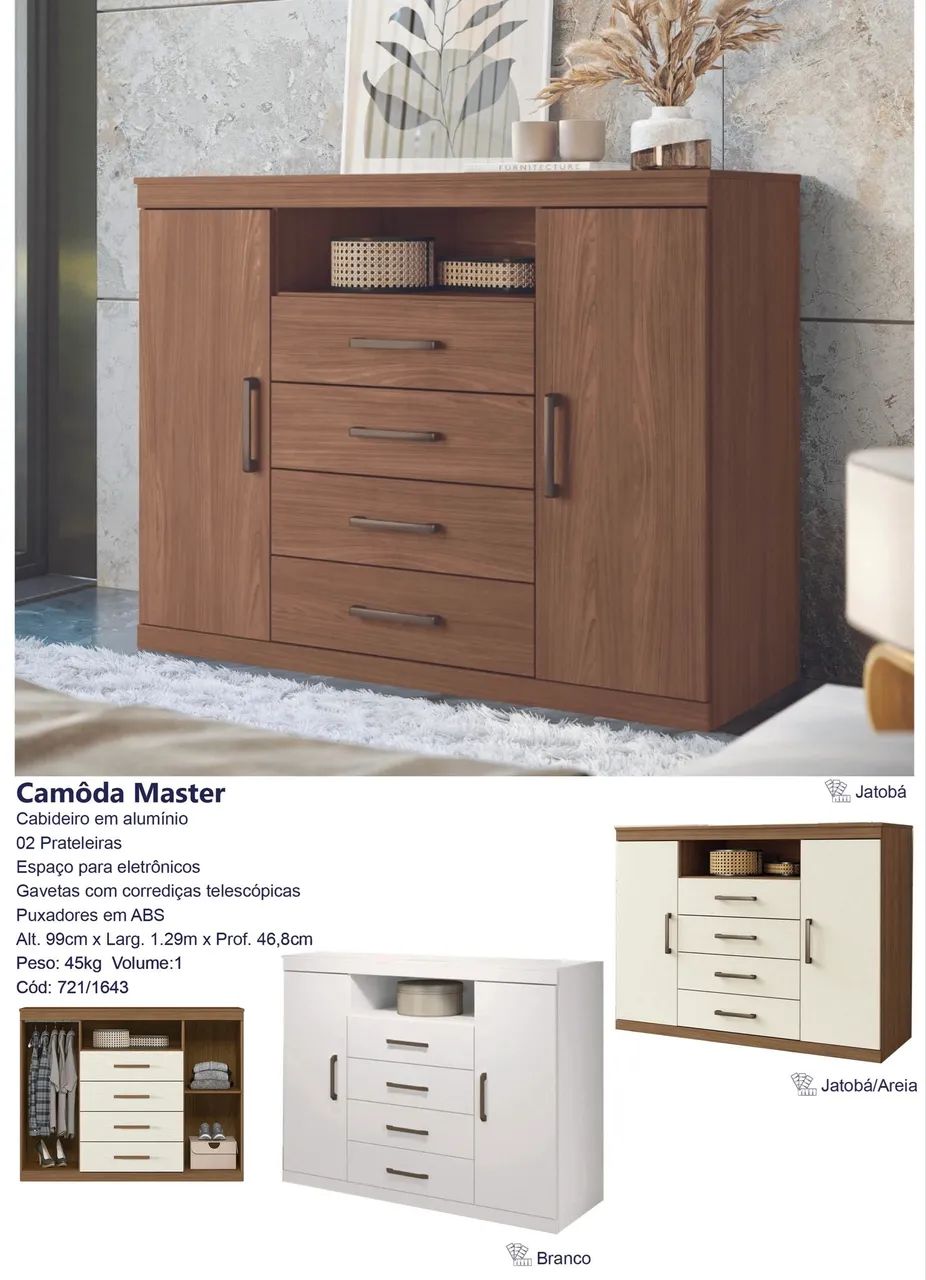 Cômoda Master - Promoção 