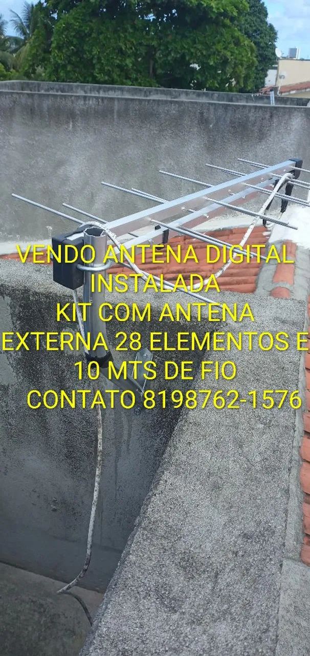 Antena digital já instalada  - Foto 2