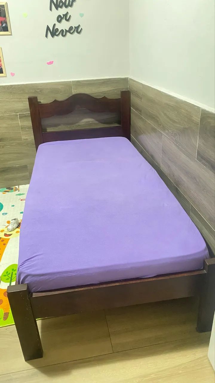 Cama de solteiro madeira maciça  - Foto 5