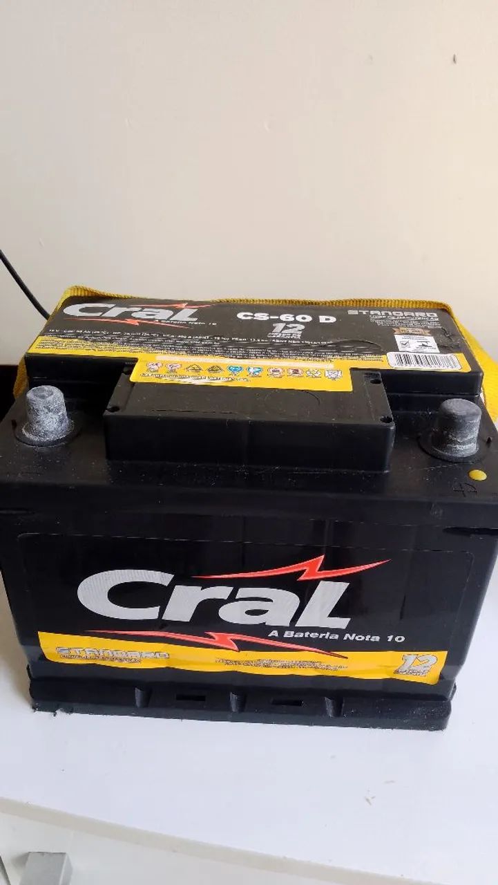 Bateria 12v 60Ah - Bateria de Carro