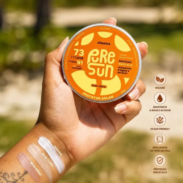 Protetor Solar Puresun Bege Claro - Foto 5