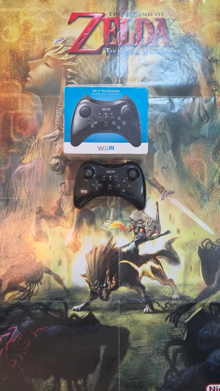 Controle Nintendo Wii U pro controller original original 